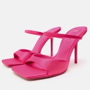 Zara pink high heels